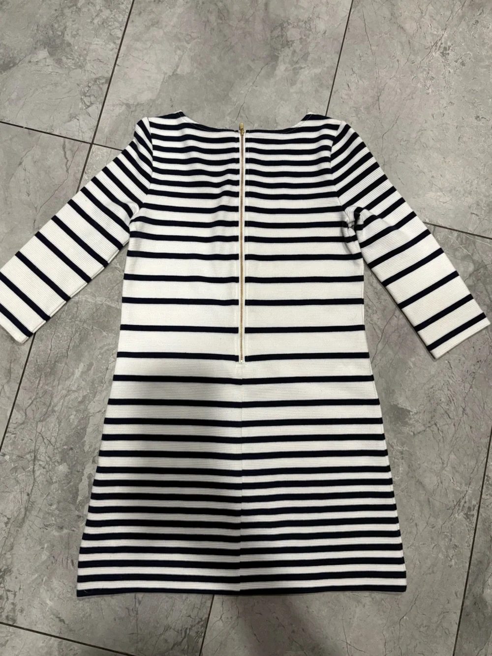 Lilly Pulitzer Navy and White Striped Knit Dress
